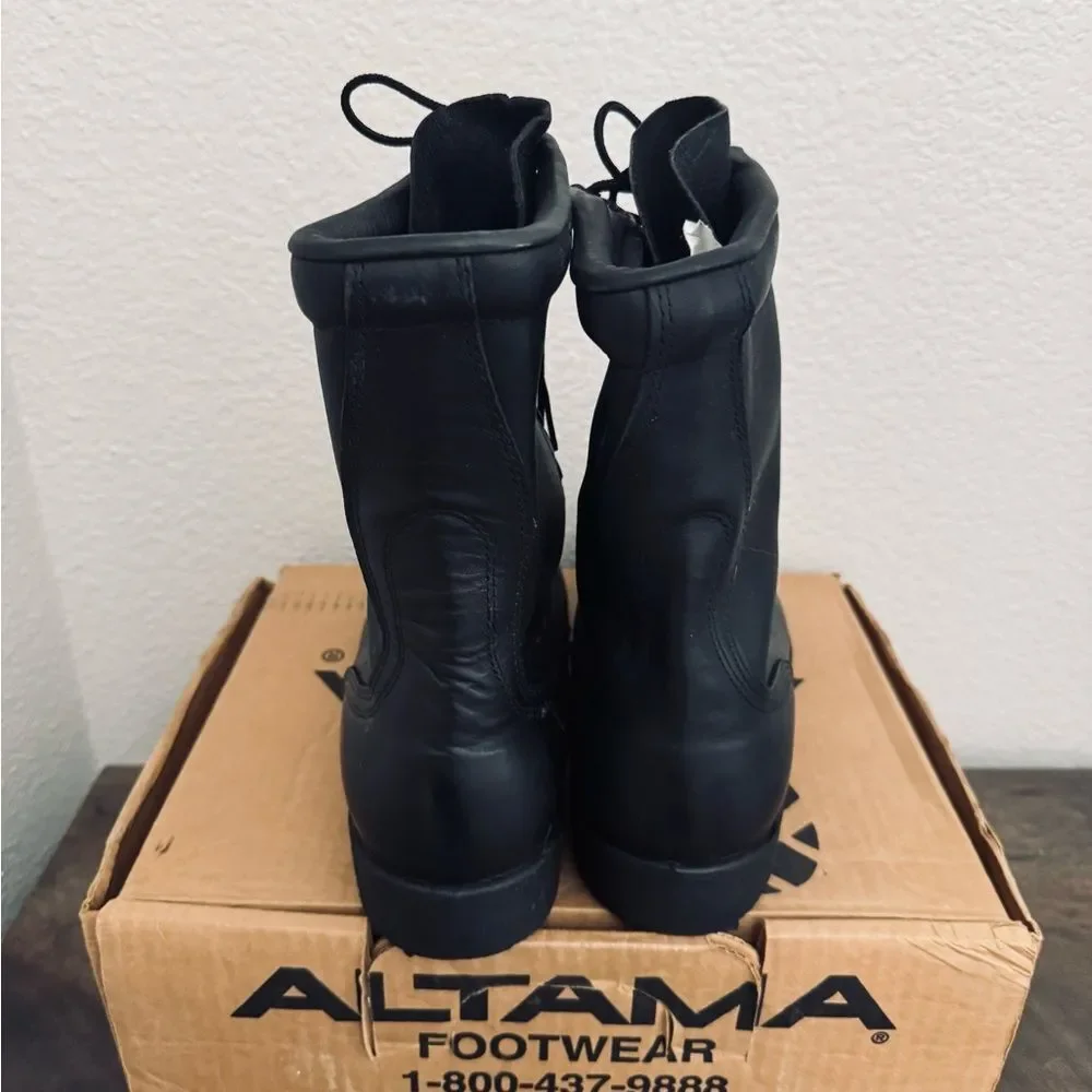 Altama Footwear Black Lace-Up Tactical Combat Boots 12